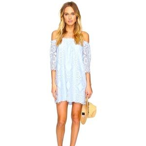 BB DAKOTA Halden Off the Shoulder lace dress